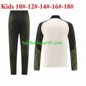 FC Barcelone Enfant Ensemble Sweat d'entrainement Blanc 2023-2024